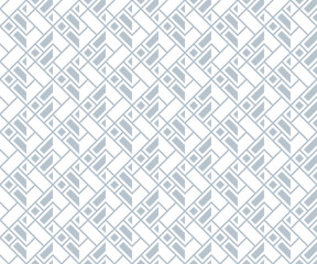 Abstract geometric pattern. A seamless vector background. White and gray ornament. Graphic modern pattern. Simple lattice graphic design