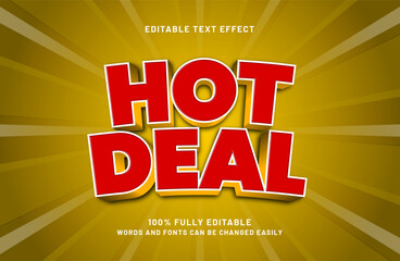 editable text effect in sale and discount text style