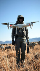 Fototapeta premium Drone Photography in the African Savanna