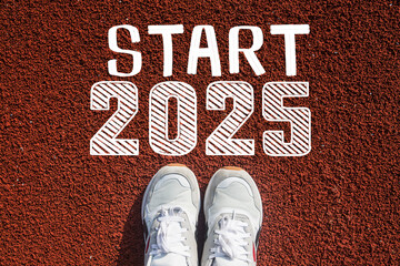 Welcome to 2025, happy new year concept