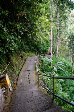 Gitgit waterfall and surroundings, in Buleleng regency of Bali - Indonesia