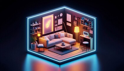 modern kitchen interior