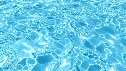 Obraz premium Blue Water Surface