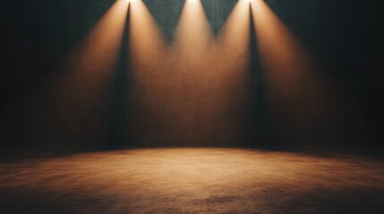 Dramatic reveal of nominees at a prestigious awards ceremony with spotlights shining on the stage creating an air of excitement and anticipation for the big announcement