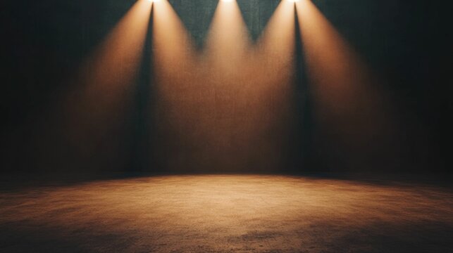 Dramatic reveal of nominees at a prestigious awards ceremony with spotlights shining on the stage creating an air of excitement and anticipation for the big announcement