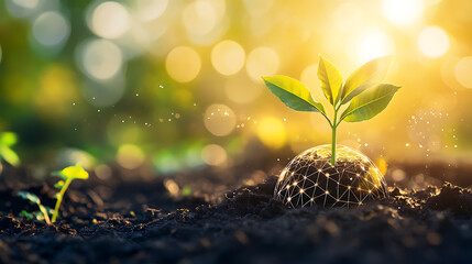 Effective carbon management strategies to achieve carbon neutrality through emissions reduction, Environmental conservation concept