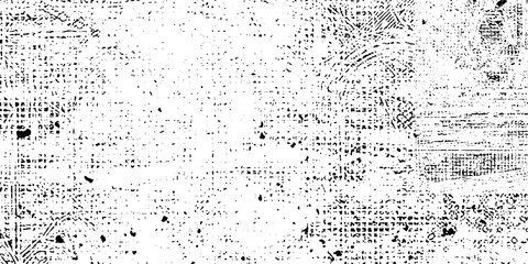 Vector Grunge Texture. Distorted black grunge isolated background. Scratched Grunge Urban Background Texture Vector.