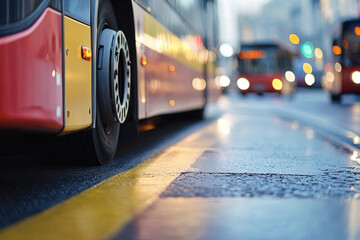 Dedicated bus lanes to improve public transport efficiency