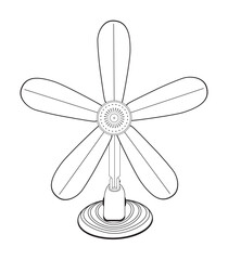 CLIP FAN VECTOR CLIPPER FAN VECTOR