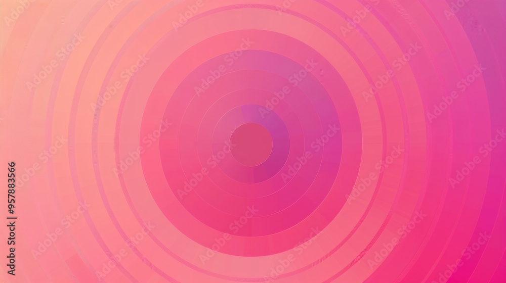 Canvas Prints circular gradient from pink to pink