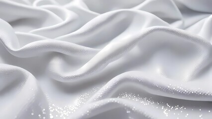 Obraz premium white satin fabric as background. generate ai