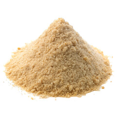 Desert sand pile isolated on transparent background