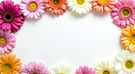 Obraz premium frame of flowers