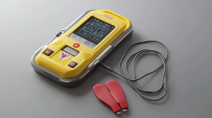 AED Defibrillator Machine for Emergency Medical Response
