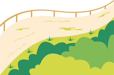 Illustration of a landscape