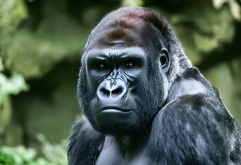Obraz premium portrait of gorilla