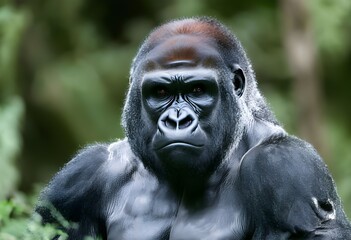 Obraz premium portrait of gorilla face