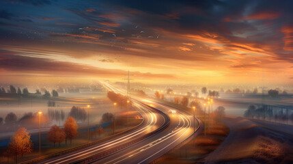 Highway to the Sunset