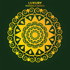 Creative luxury decorative mandala background