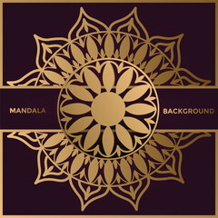 Creative luxury decorative mandala background