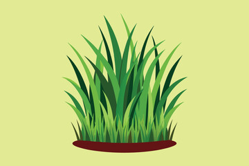 Best  grass  Art Illustrations vector .eps