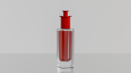 Facial serum 30ml bottle premium photo 3d render