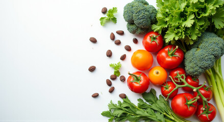 fresh vegetables on the table