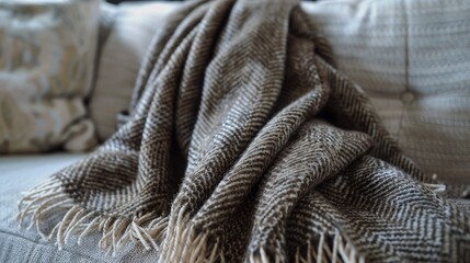 Fototapeta premium Scarf made of wool