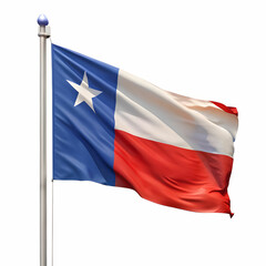 Naklejka premium chile flag isolated