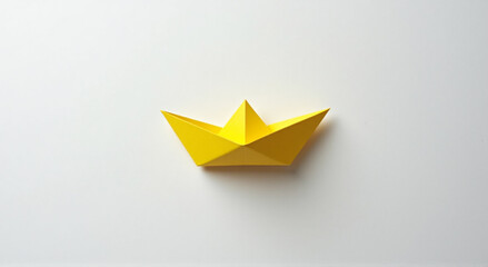 origami paper boat