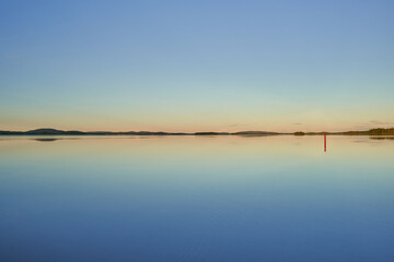 Midnight sun in Lapland
