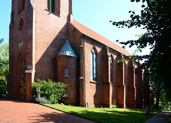 Historical Church in the Town Bad Bederkesa, Lower Saxony