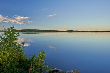 Midnight sun in Lapland