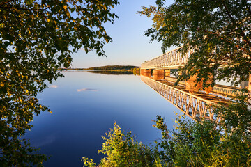 Fototapeta premium bridge over the river