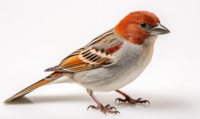 Sparrow Studio Shot on a Clean Background