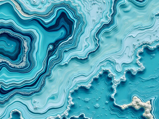 Obraz premium Blue stone cut slab line art design wallpaper art swirl semiprecious gemstone graphic art design 