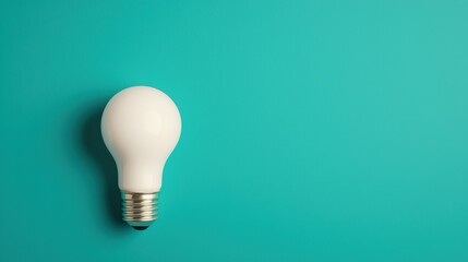 Illuminating Business Innovation - Lightbulb with Gears, Copy Space, Selective Focus,