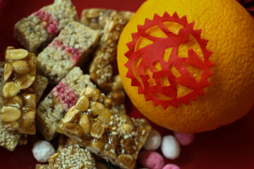 Chinese Event Concept, Mid Autumn Festival , Moon Festival or Mooncake Festival