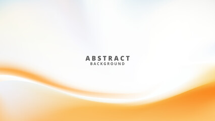 White yellow Blurred Wave Gradient Background Design