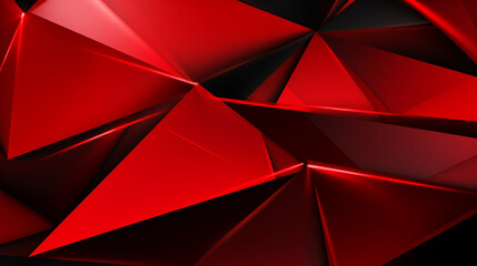 Light Red polygonal background. Creative illustration in halftone style with gradient.