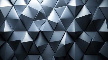 Abstract Geometric Pattern of Interlocking Triangles