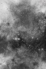 Space and the universe in this image represent beauty, mystery, and brightness