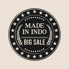 Fototapeta premium Vintage Badge Logo Premium Quality Sale Artwork Design