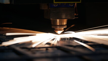 cutting and engraving on a laser machine