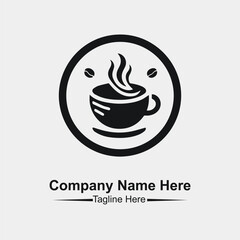 coffee shop logo vector