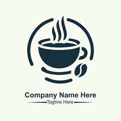 coffee shop logo vector