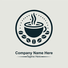 coffee shop logo vector