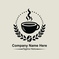 coffee shop logo vector