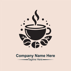 coffee shop logo vector