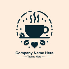 coffee shop logo vector